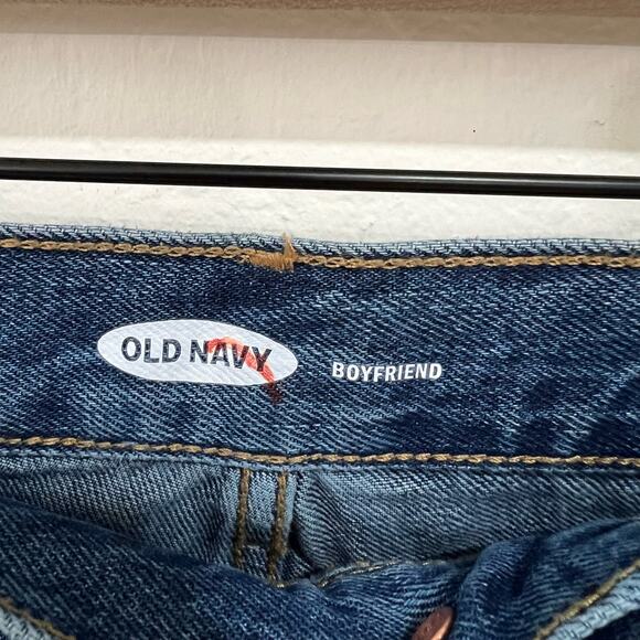 Old Navy Dark Wash Star Denim Boyfriend Shorts Size 20 New - Picture 3 of 5